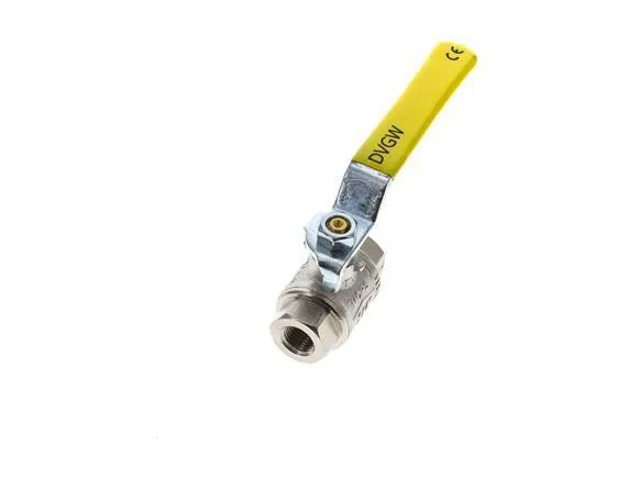 Robinet à Boisseau Sphérique En Laiton à 2 Voies Pour Oxygène Rp 1/4 Pouces PN 63