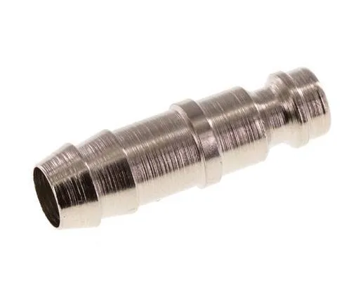 Acier trempé DN 5 Air Coupling Plug 9 mm Hose Pillar [2 Pièces]