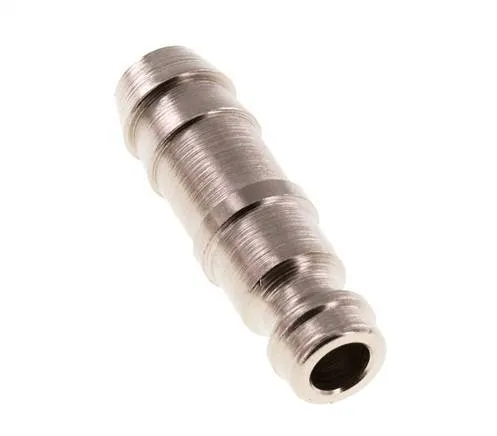 Acier trempé DN 5 Air Coupling Plug 9 mm Hose Pillar [2 Pièces]