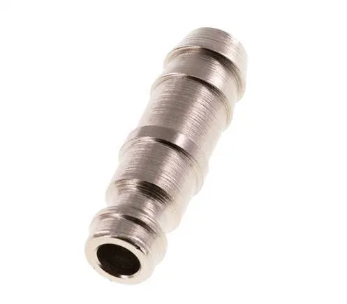 Acier trempé DN 5 Air Coupling Plug 9 mm Hose Pillar [2 Pièces]