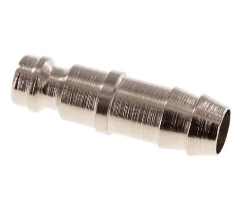 Acier trempé DN 5 Air Coupling Plug 9 mm Hose Pillar [2 Pièces]