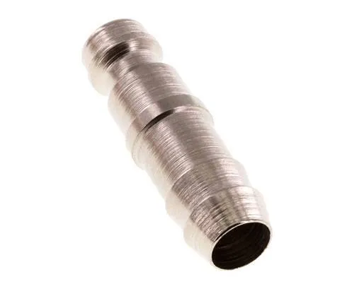 Acier trempé DN 5 Air Coupling Plug 9 mm Hose Pillar [2 Pièces]