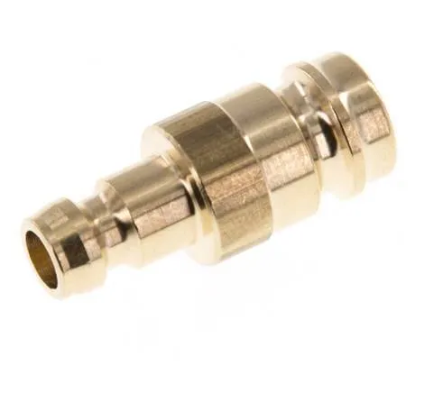 Bouchon de raccord de moule DN 6 en laiton D9 à 13 mm [2 Pièces]