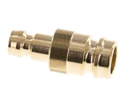 Bouchon de raccord de moule DN 6 en laiton D9 à 13 mm [2 Pièces]