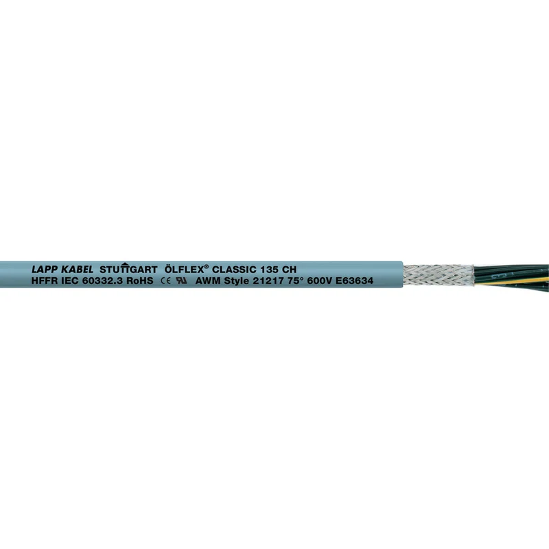 ÖLFLEX Classic 135 CH 5G1.5 Câble De Contrôle Blindé - 1123311 [5 Mètres]