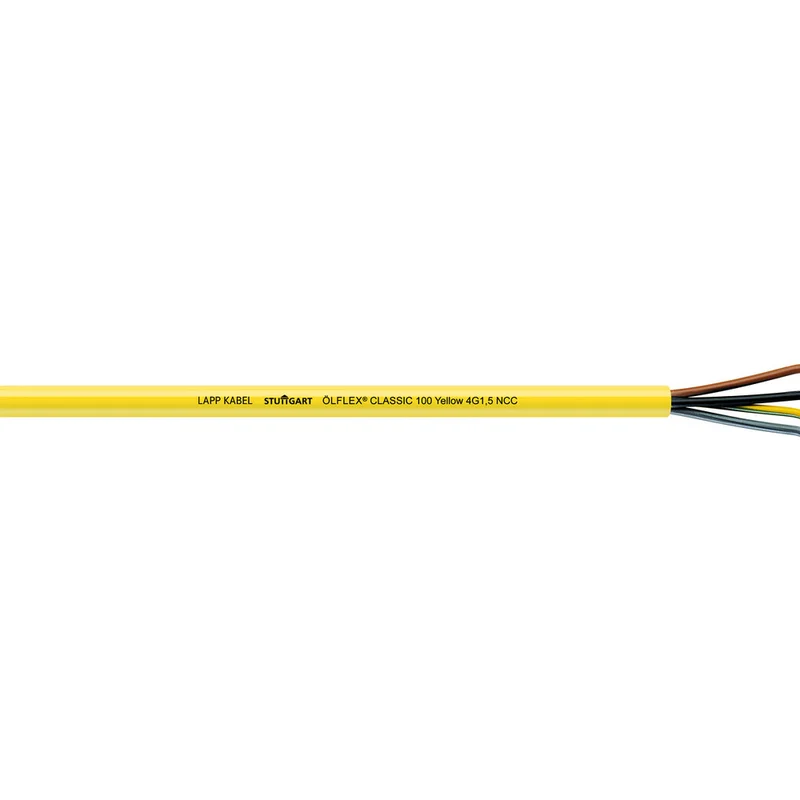 Lapp Olflex Classic 100 Jaune 3G2.5 Câble De Contrôle - 0010401 [10 Mètres]