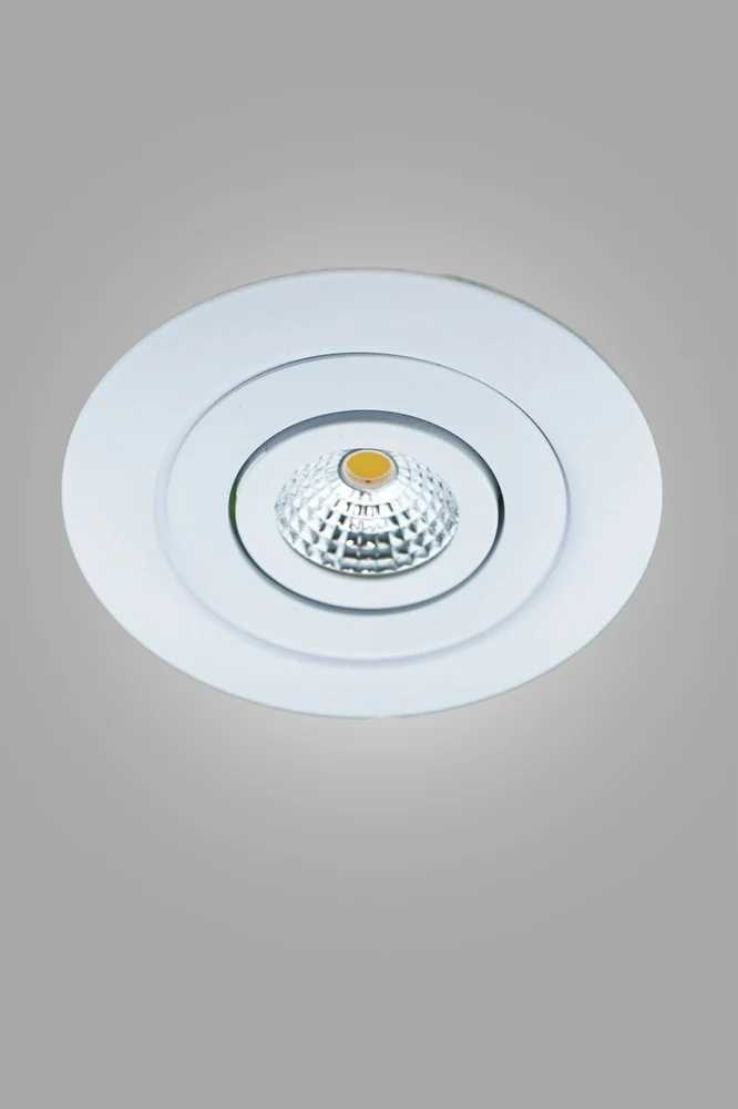 Anneau De Fixation Circulaire Blanc 125mm Pour Spots - A22031OR