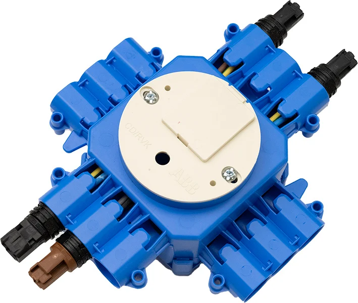 ABB WAGO RD Boîte De Jonction Monopolaire 1-In 2-Out CHP60 - 1SPA007182F2512