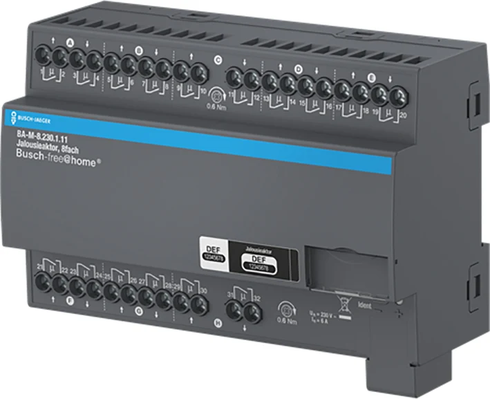 ABB 8 Canaux 230V Actionneur Aveugle Free@Home - 2CDG510029R0021