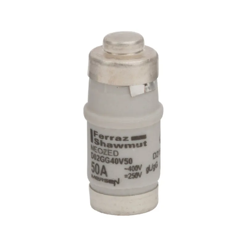 D02 Neozed 50A Fusible Lien 400VAC 250VDC GG Protection - D215191 [10 Pièces]