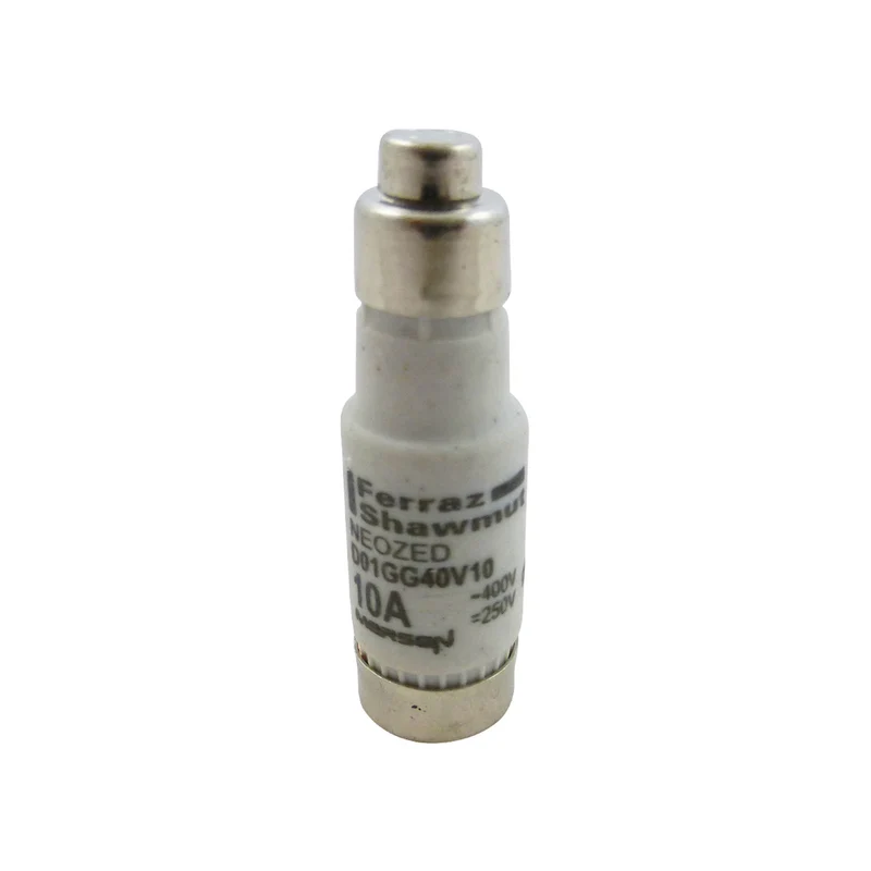 D01 Fusible Neozed 10A 400VAC 250VDC - W211090 [10 Pièces]