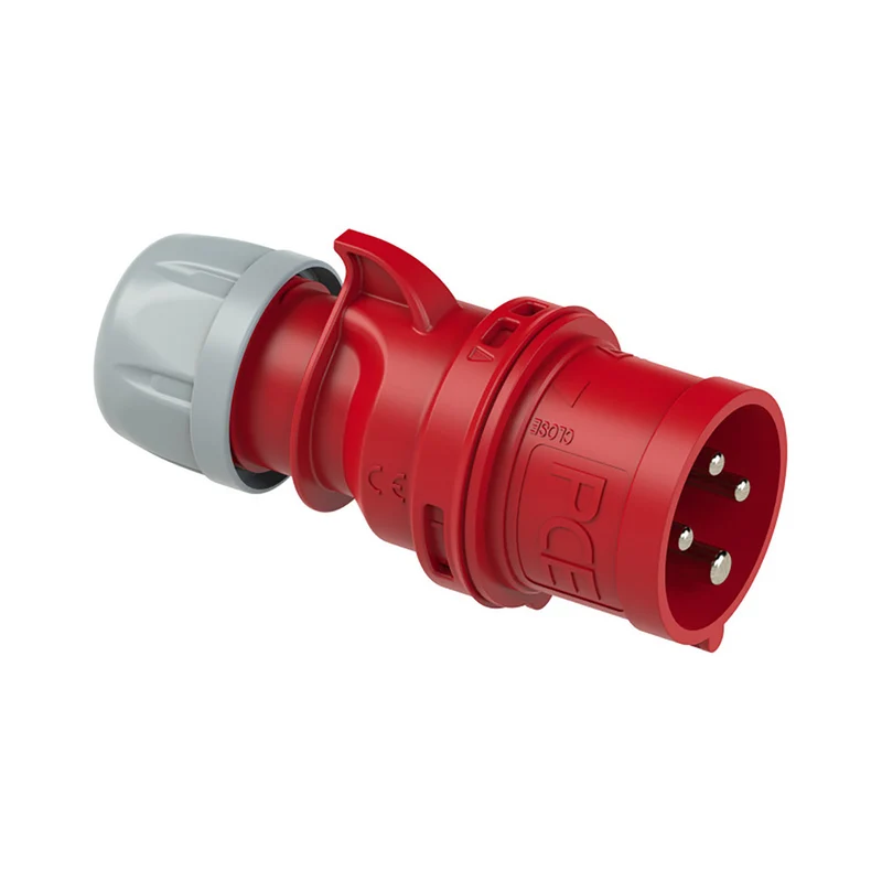 Prise CEE Industrielle 32A 4P 400V IP44 Rouge - 024-6V
