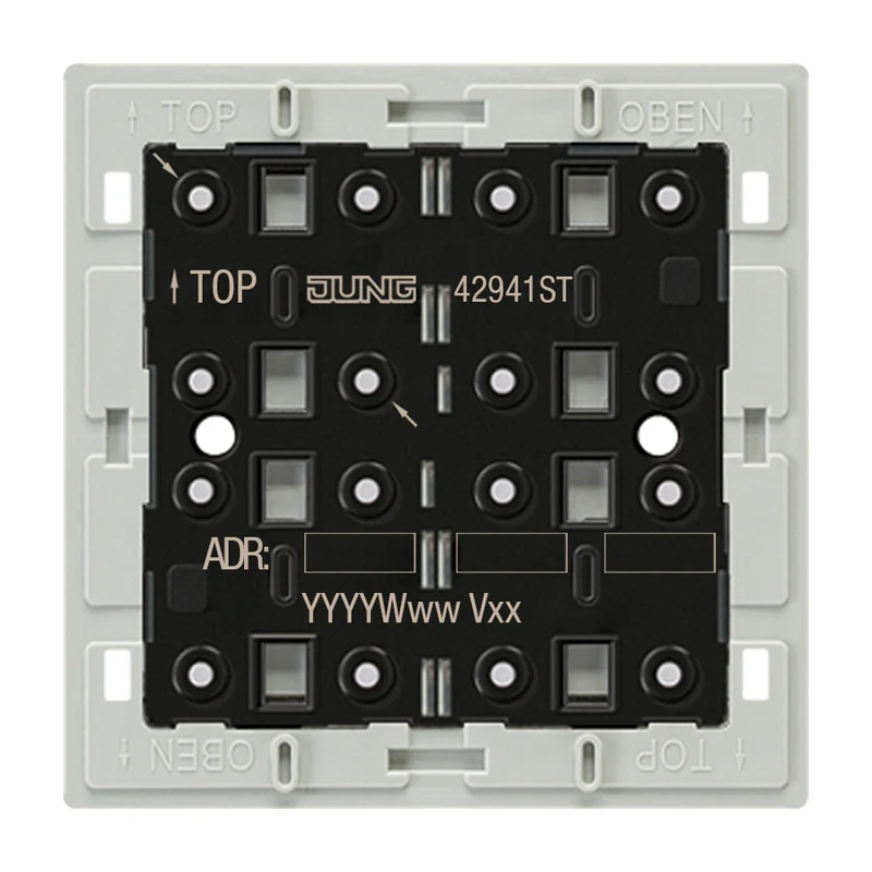 JUNG KNX 4 Canaux Universel Module Tactile Avec Capteur De Température - 42941ST