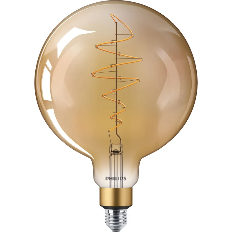 Philips G200 Led Géant Filament Globe Or E27 6.5W Dimmable - 8719514313781