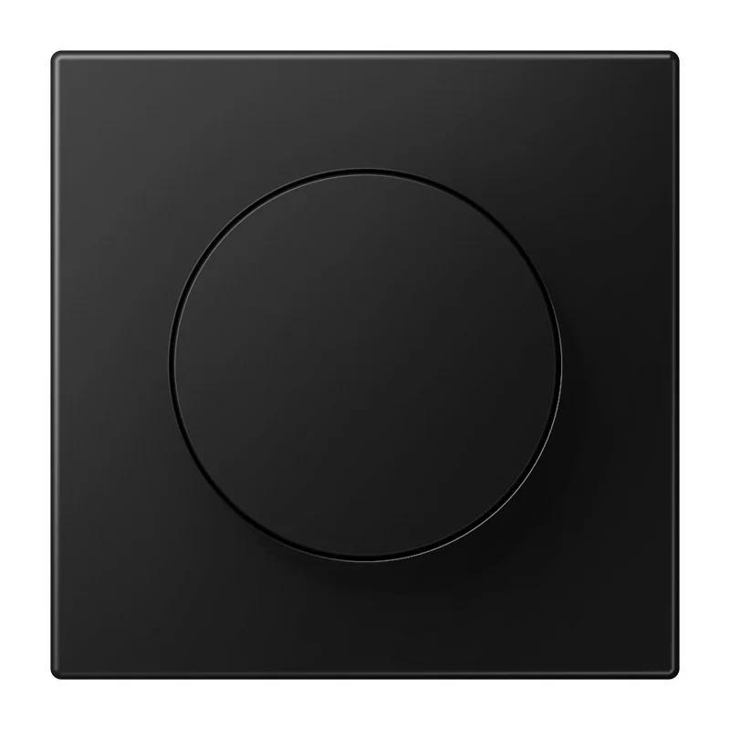 Jung LS Gamme Variateur Rotatif Capot Graphite Noir Mat - LS1740SWM