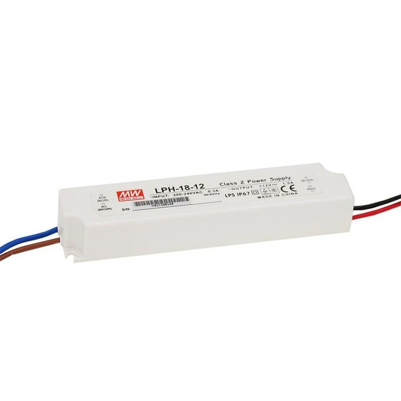 Mean Well LPH-18-12 Driver LED 18W 12 V CC IP67 - LPH-18-12