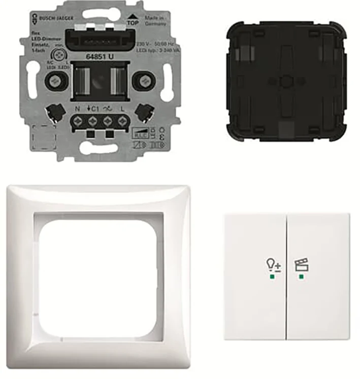 Busch Free@Home Variateur Sans Fil Flexible Ensemble Équilibre - 2CKA006200A0293
