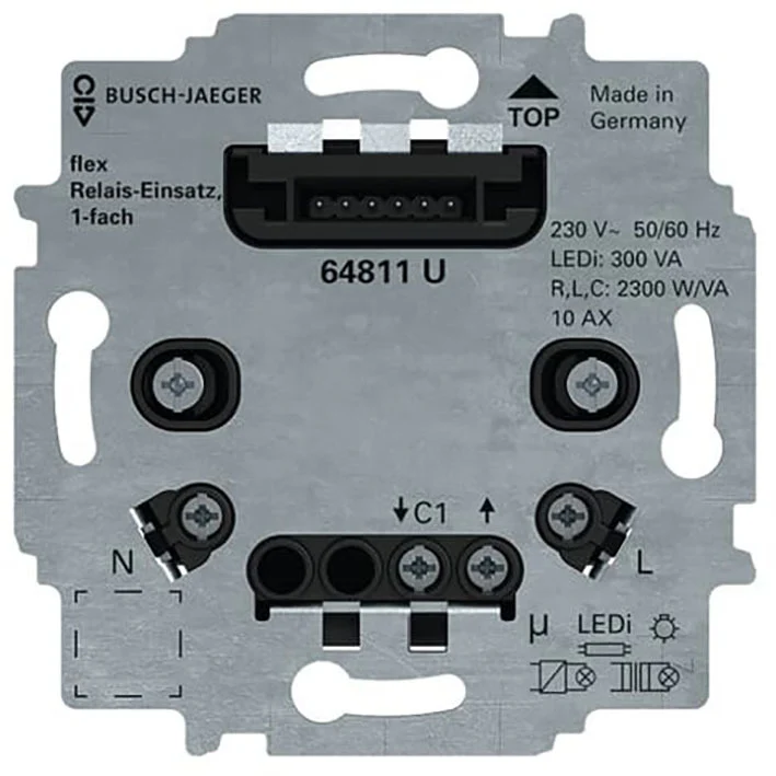 ABB Busch Flex Relais Base Canal Unique - 2CKA006800A3041