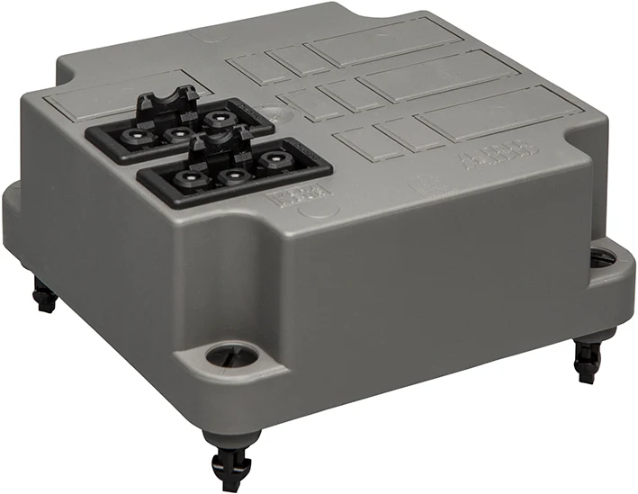 ABB 3640 Capot Avec Double Connecteurs GST18 3 Broches - 1SPA007130F9510