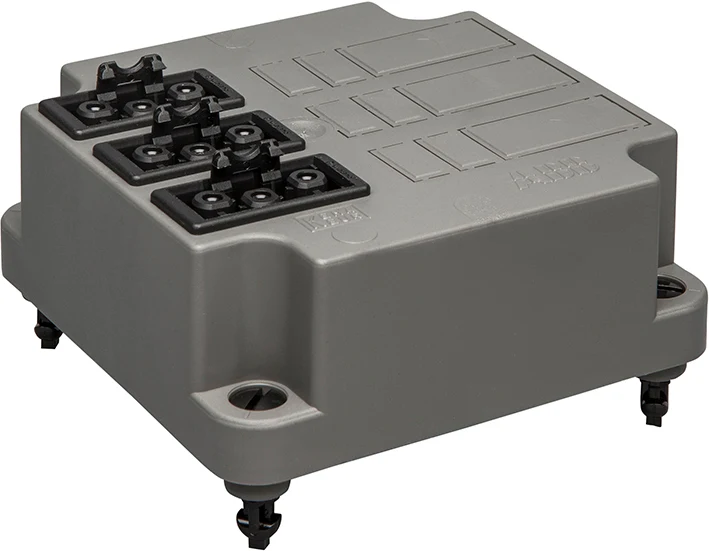 ABB 3640 Capot Avec 3x Connecteurs Triphasés GST18 - 1SPA007130F9520