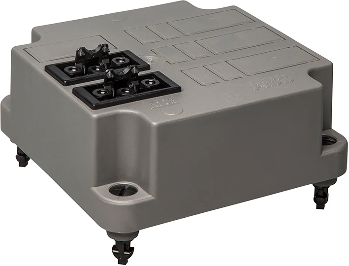 ABB 3640 Capot Avec Double Connecteur À 3 Pôles Recyclé - 1SPA007131F9515