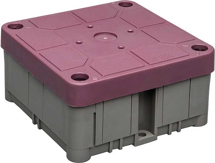 ABB Boîte De Jonction Recyclée 3640 Avec Capot Rouge - 1SPA007130F9120