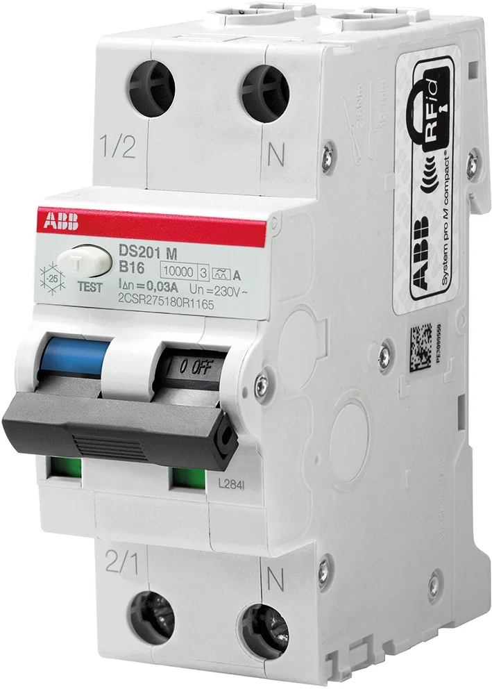ABB DS201 Disjoncteur RCBO 10A 30mA 10kA - 2CSR275180R1104