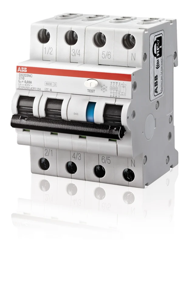 ABB DS203NC Disjoncteur 3P+N 25A 300mA 6kA Type A - 2CSR256140R3254