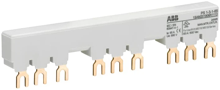 ABB Système De Barres Collectrices Triphasé MS116/132 65A 690V - 1SAM201906R1113