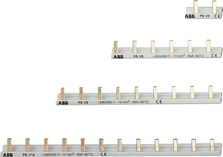 Kit De Barres Collectrices ABB S200C 3Phases N 12 Modules 10mm² - 2CDL840142R1012