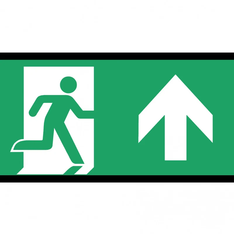 D-Sign Cinéma Signalisation De Sortie De Secours Dimmer Unilatérale Vers Le Haut - 393781