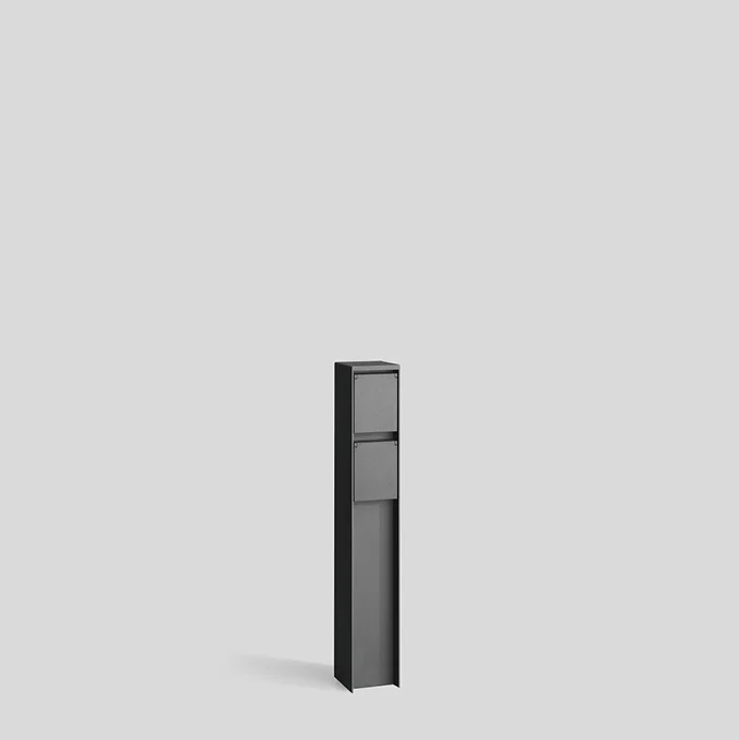 Bega 70704 Connexion Extérieure Pilier Graphite (Prise européenne) - 70704