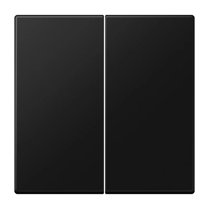 KNX LS990 Série Double Interrupteur Noir Graphite - LS102SWM