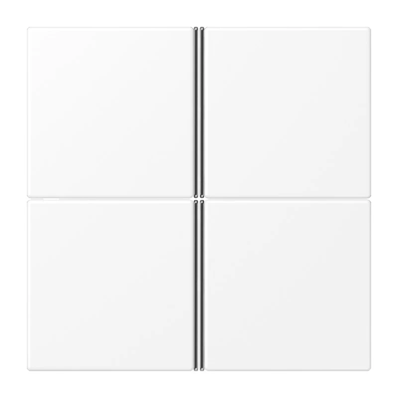 Jung F40 LS 4 Bouton Panneau De Contrôle KNX Mat Blanc - LS404TSAWWM