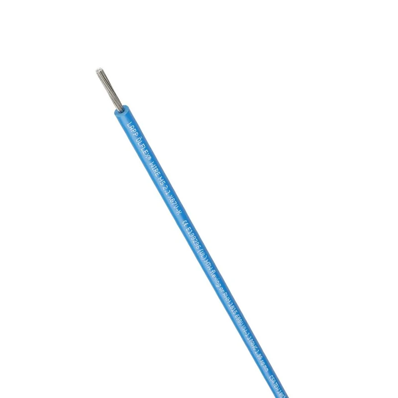 Multi Standard Câble Monocore PVC 1mm² Bleu 100M - 4160302 [100 Mètres]
