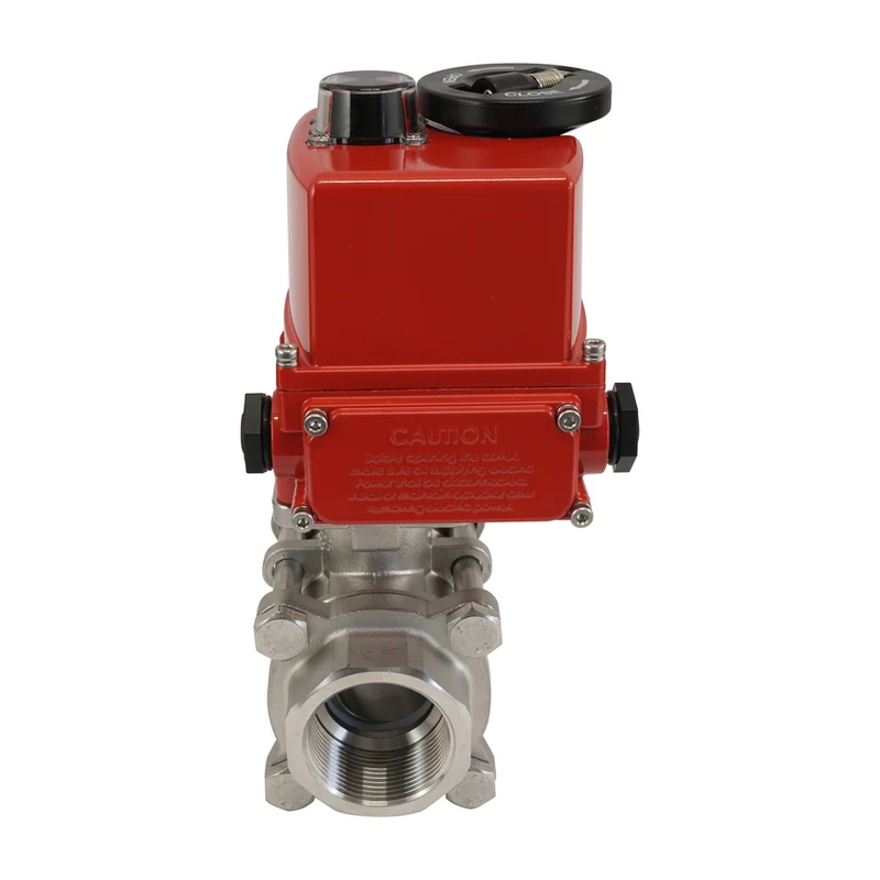 G3/4'' 2 Voies En Acier Inoxydable Vanne à Bille Electrique Modulante 24V AC/DC