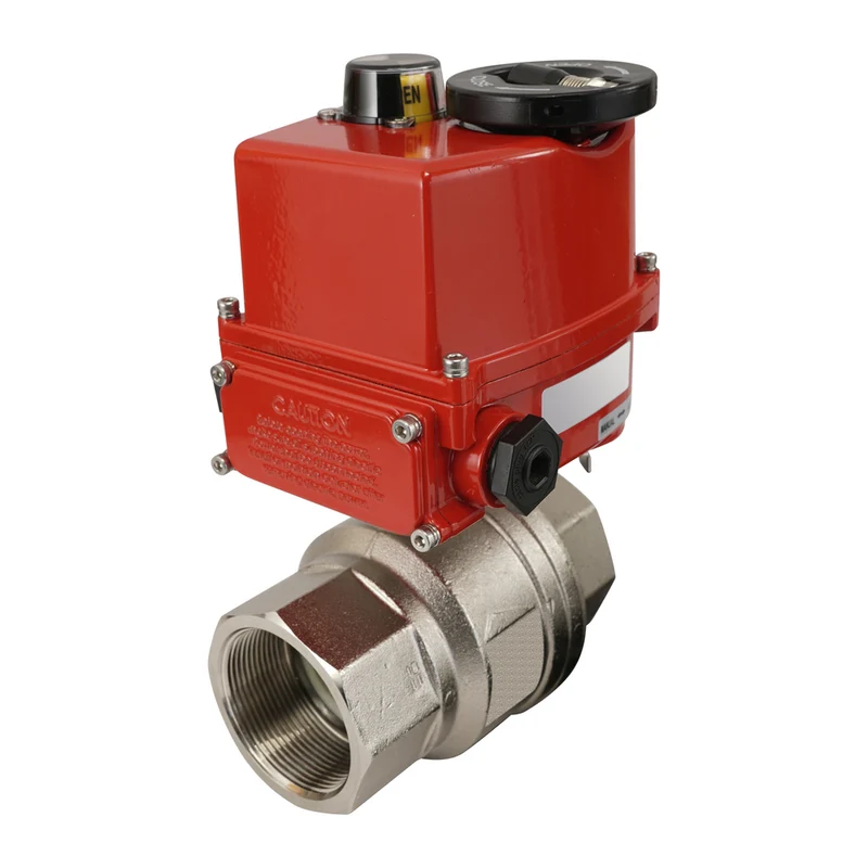 G 3/8 inch 2-Way brass Modulating Electric ball valve 24 V AC/DC