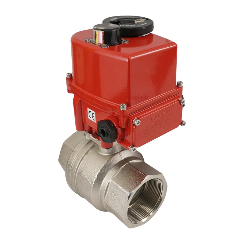 G 3/8 inch 2-Way brass Modulating Electric ball valve 24 V AC/DC