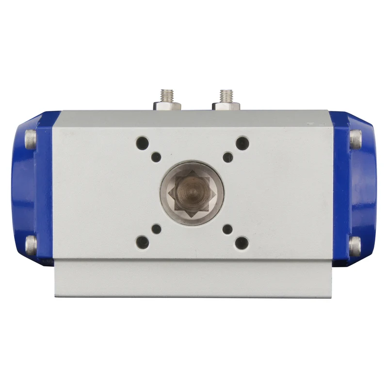 G2-1/2'' Vanne À Bille Pneumatique À 3 Voies En Acier Inoxydable À Port T Ouverture Par Ressort - BL3SA