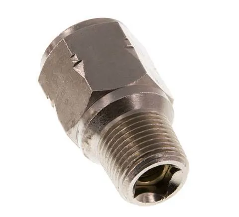 R/Rp 3/8'' M/F Mini Clapet Anti Retour Nickelé Laiton 10 Bar (145 Psi) FKM Avec Ressort