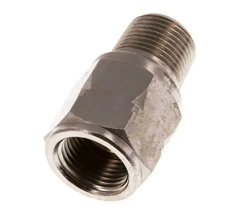 R/Rp 3/8'' M/F Mini Clapet Anti Retour Nickelé Laiton 10 Bar (145 Psi) FKM Avec Ressort