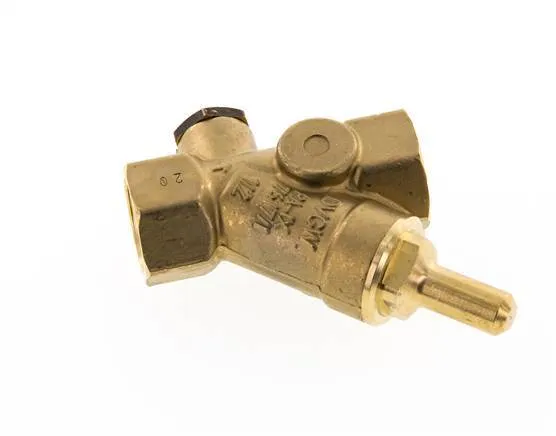 Rp 1/2'' Laiton Clapet Anti Retour En Y 16 Bar (232 Psi) FKM