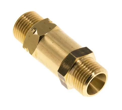 G 1/2'' Filetage Mâle Laiton Clapet Anti Retour 0.4-40 Bar (5.8-580 Psi)