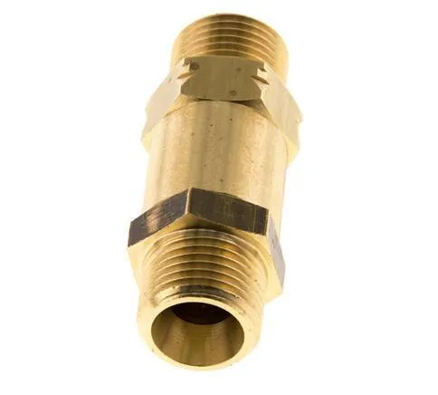 G 1/2'' Filetage Mâle Laiton Clapet Anti Retour 0.4-40 Bar (5.8-580 Psi)