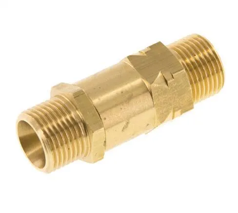 G 3/8'' Filetage Mâle Laiton Clapet Anti Retour 0.4-40 Bar (5.8-580 Psi)