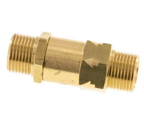 G 3/8'' Filetage Mâle Laiton Clapet Anti Retour 0.4-40 Bar (5.8-580 Psi)