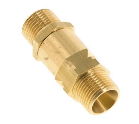 G 3/8'' Filetage Mâle Laiton Clapet Anti Retour 0.4-40 Bar (5.8-580 Psi)