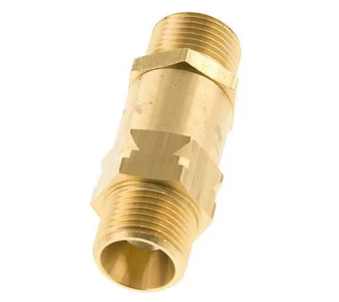 G 3/8'' Filetage Mâle Laiton Clapet Anti Retour 0.4-40 Bar (5.8-580 Psi)