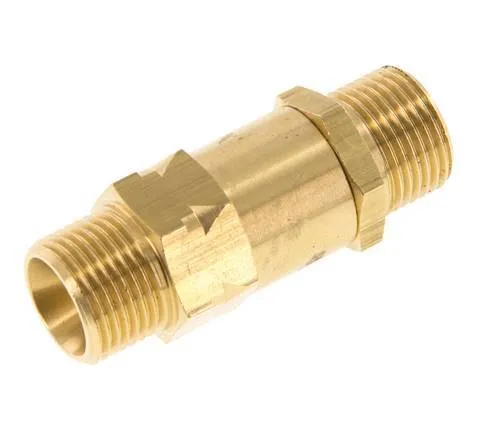 G 3/8'' Filetage Mâle Laiton Clapet Anti Retour 0.4-40 Bar (5.8-580 Psi)