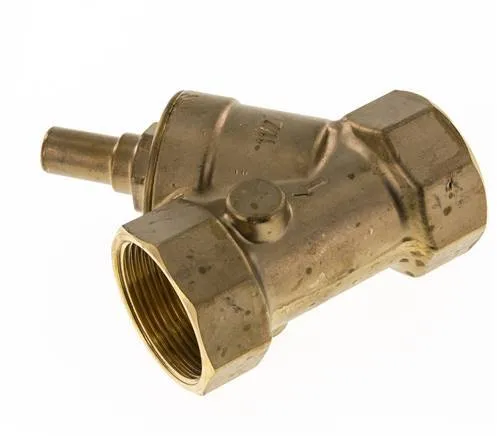Rp 1-1/2'' Laiton Clapet Anti Retour En Y 10 Bar (145 Psi) FKM